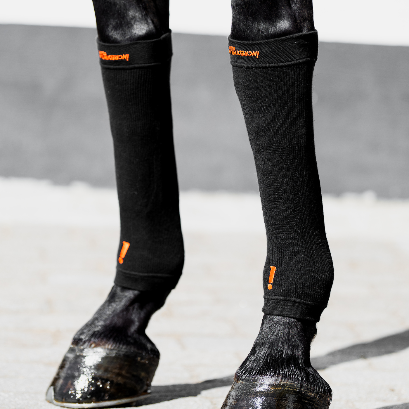 BLACK Incrediwear Equine Hoof Socks