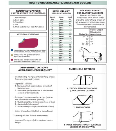 5/a Baker Original Horse Sheet